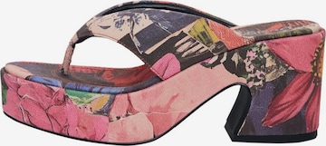 raudona Desigual Šlepetės per pirštą: priekis