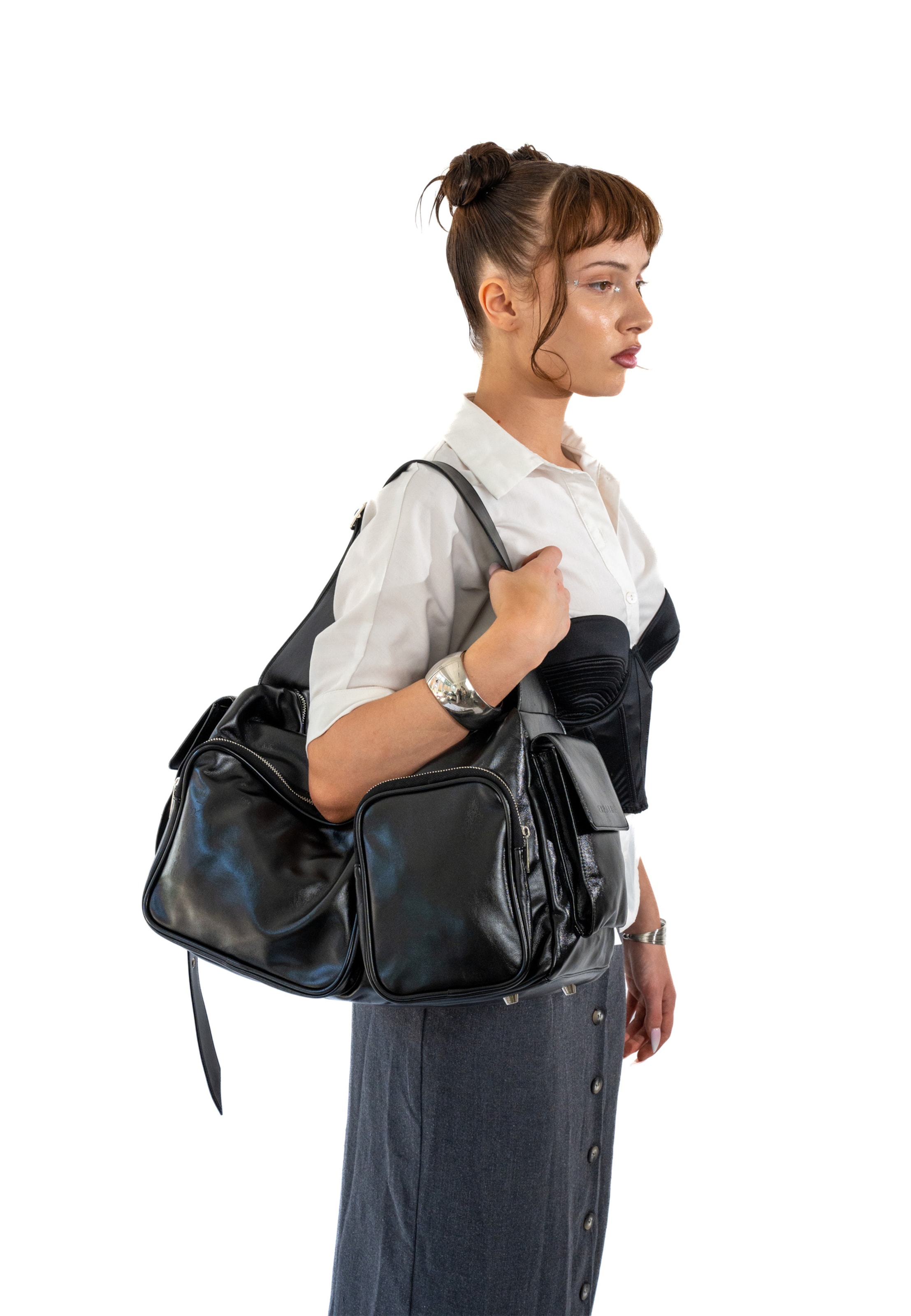 Expatrié Weekender 'Nova' - fekete: elől