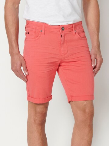 KOROSHI regular Jeans i pink