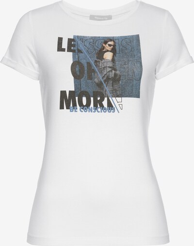 TAMARIS Shirt in Blue / Grey / White, Item view