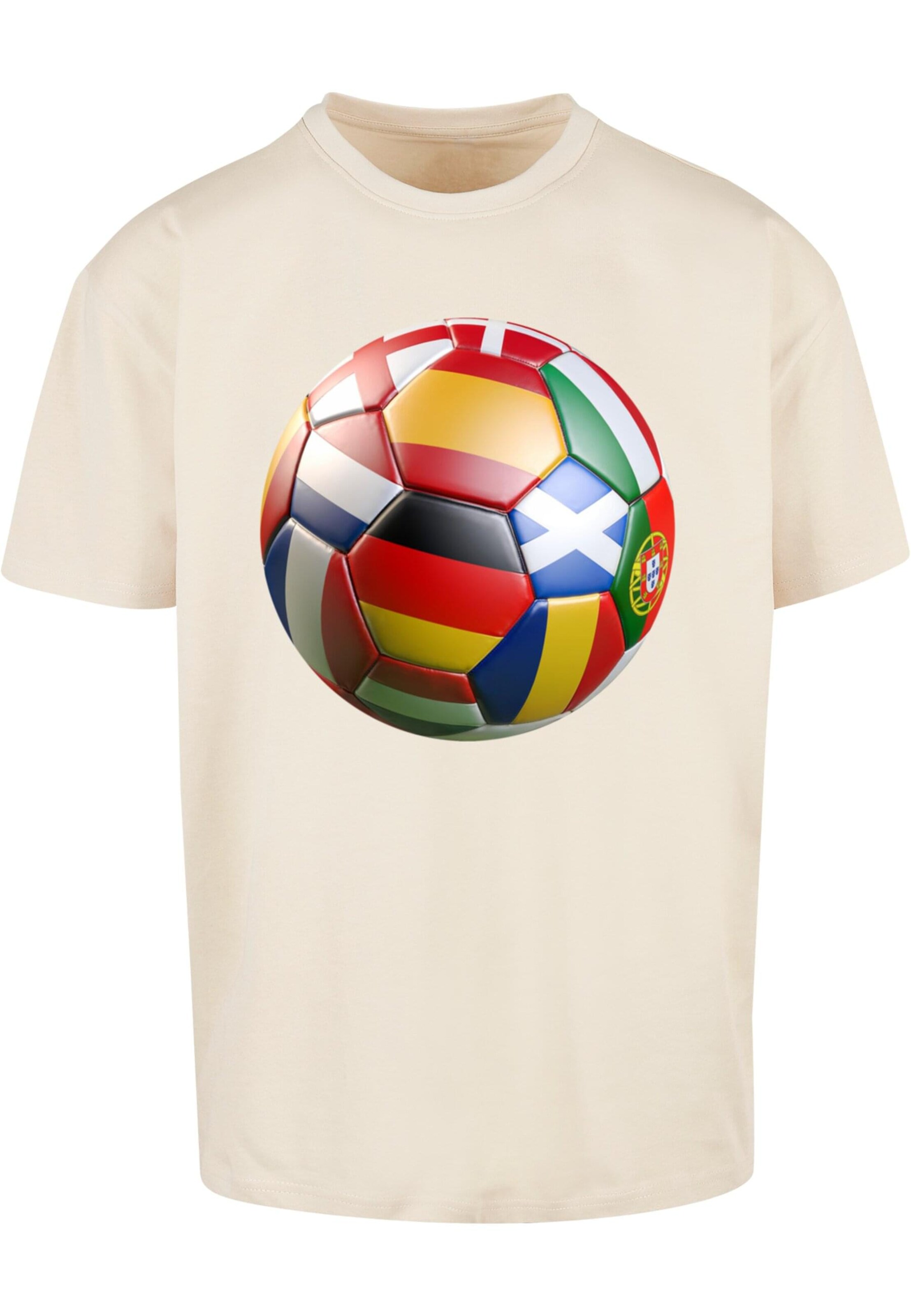 MT Upscale Shirt 'Home Europe' in Beige: front
