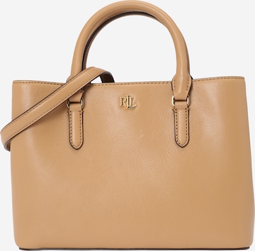 Lauren Ralph Lauren Håndveske 'Marcy' i beige: forside