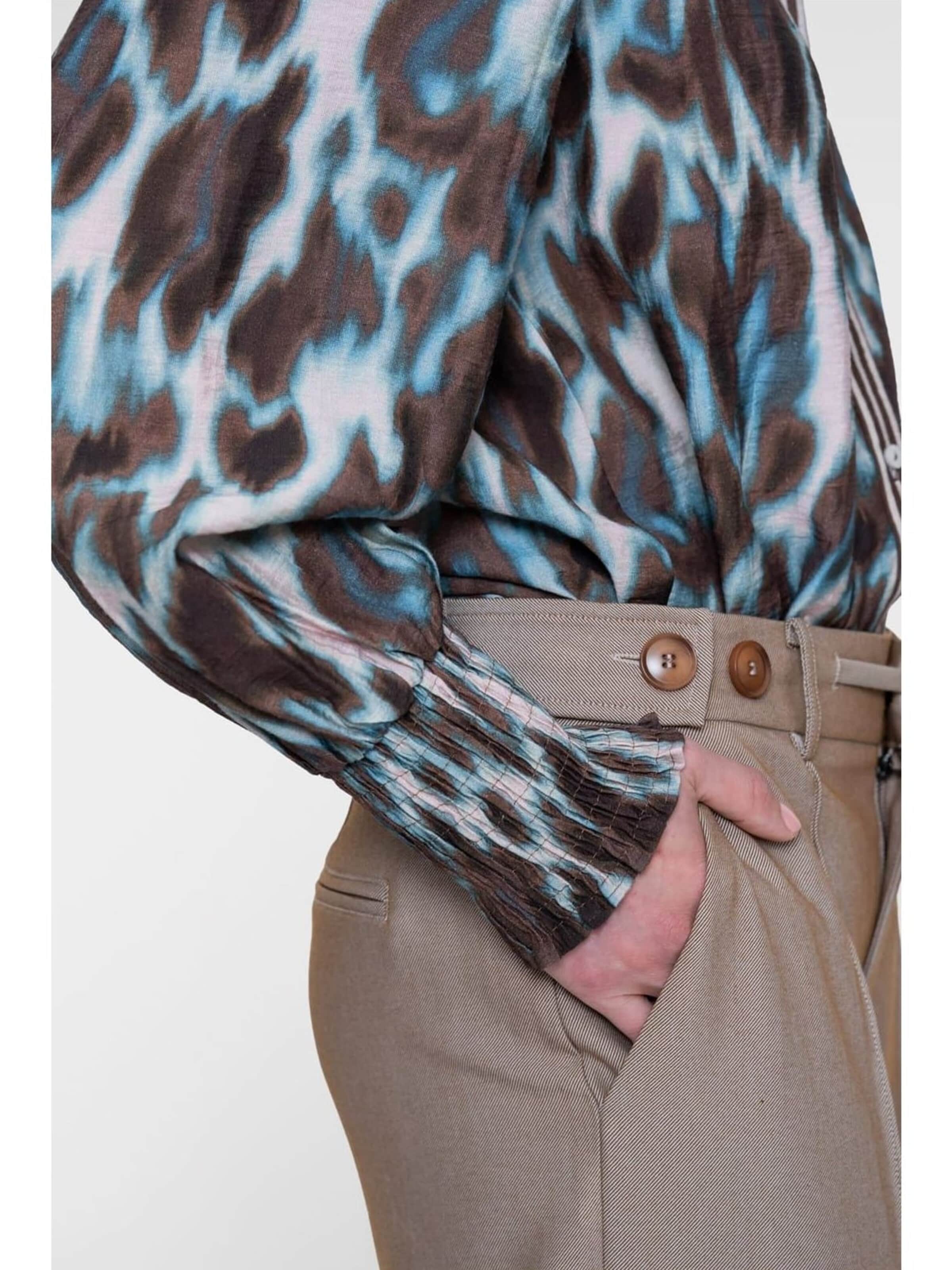 Geisha Blouse in Brown