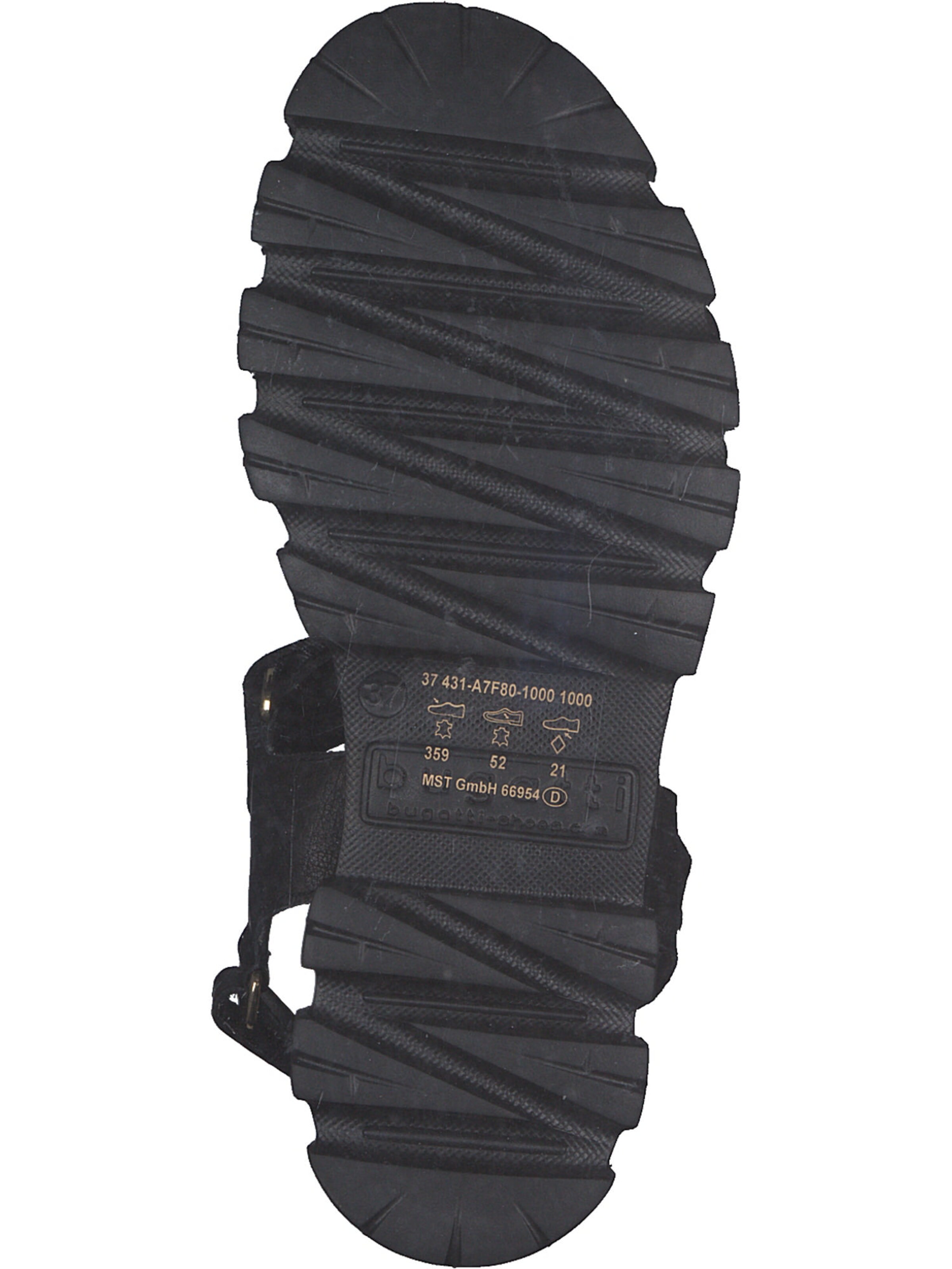 bugatti Sandale 'Mary A7F80' in Schwarz