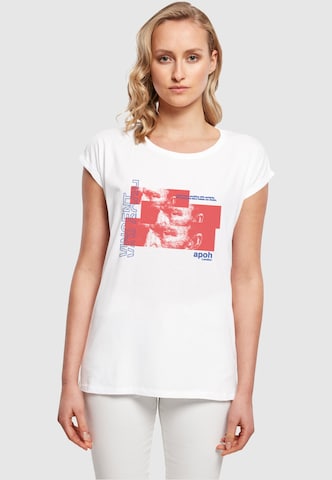 Merchcode Shirt 'APOH - Van Gogh The Stars' in Wit: voorkant