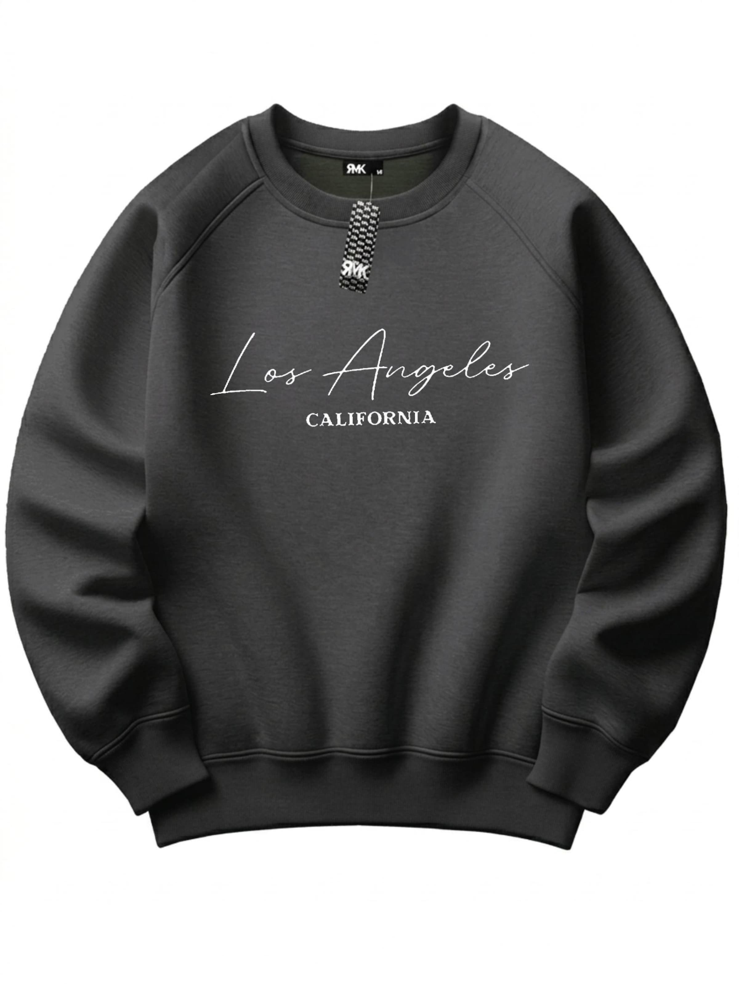 RMK Sweatshirt 'LA Los Angeles'‌‌‌‌‌‌‌‌‌ in XS-S in anthrazit, Produktansicht