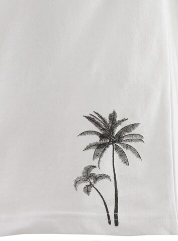 T-Shirt 'MT OCEAN DRIVE' Key Largo en blanc