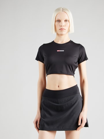 Tricou funcțional 'LUX BOLD' de la Reebok pe negru: față