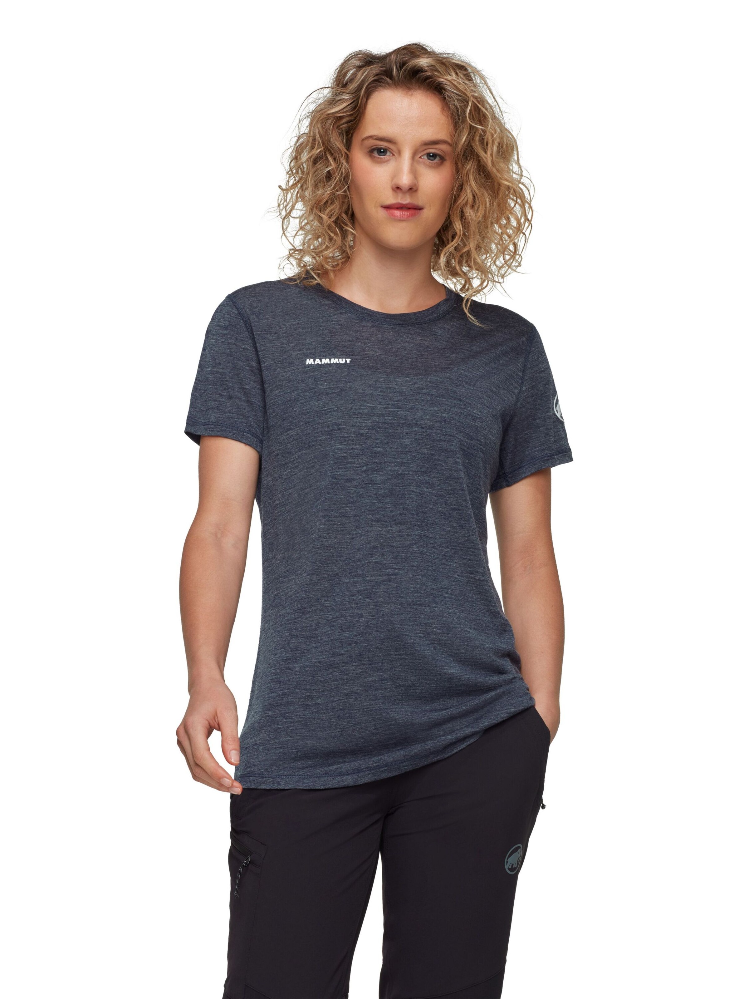 MAMMUT Performance Shirt in Blue: front