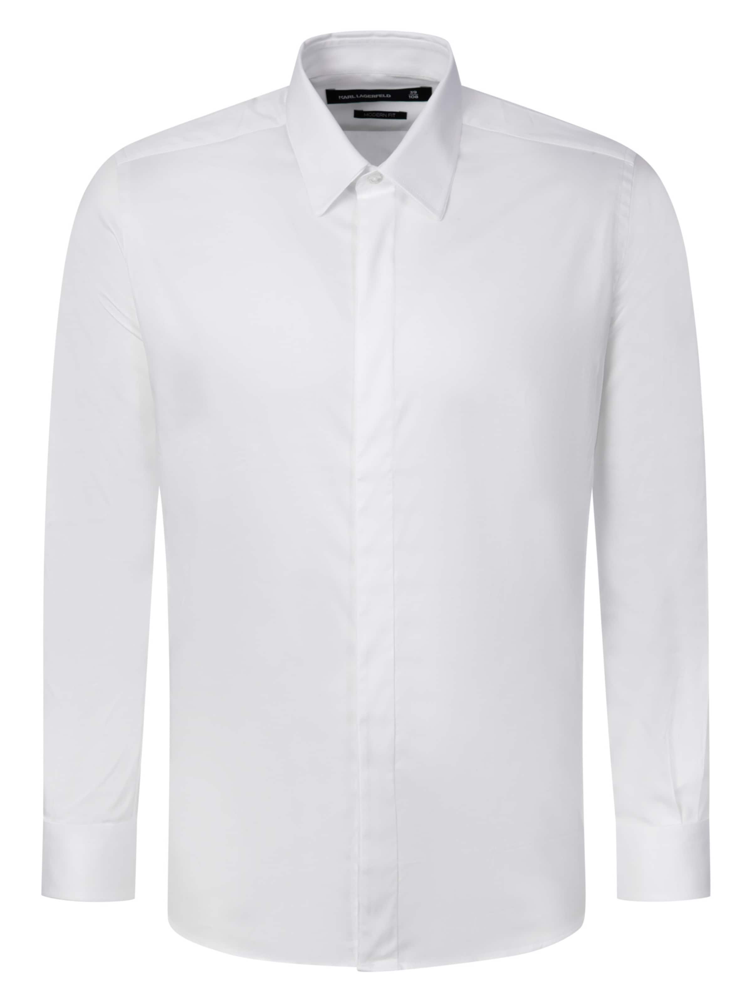 Camicia in S-M Karl Lagerfeld di colore bianco, Visualizzazione prodotti