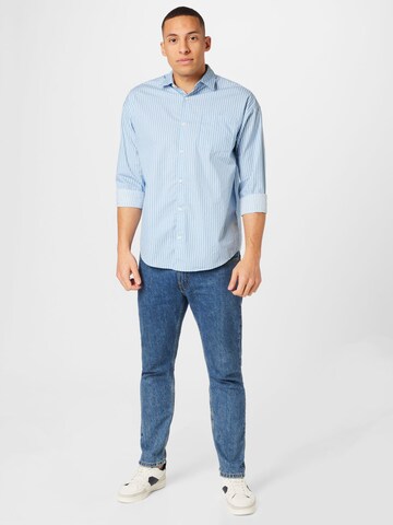 JACK & JONES Comfort fit Overhemd 'BILL' in Blauw