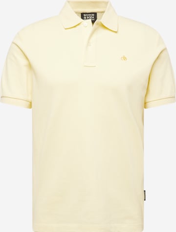 SCOTCH & SODA T-shirt 'Essential' i gul: framsida