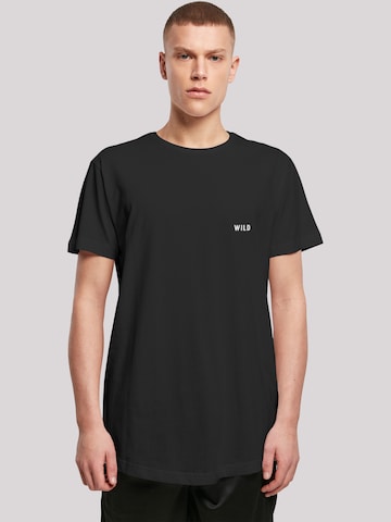 T-Shirt 'Wild' F4NT4STIC en noir : devant