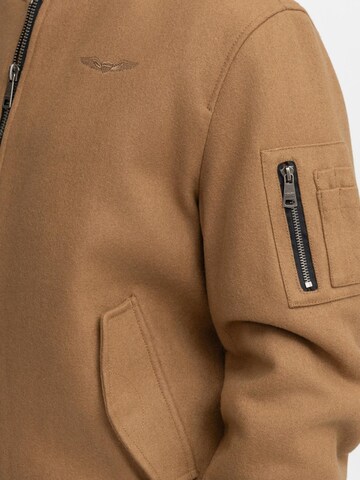 Bombers Winterjas 'TRACK MEN' in Beige