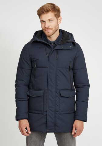 !Solid Winterparka 'Anato' in Blauw: voorkant