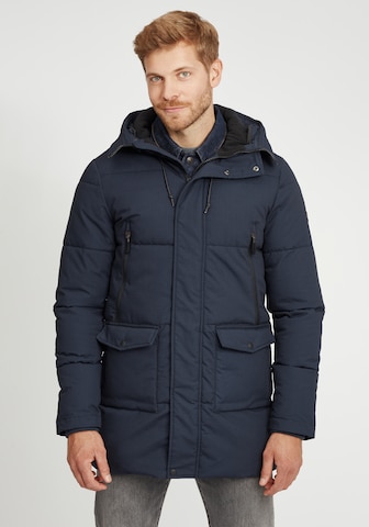 !Solid Winter Parka 'Anato' in Blue: front