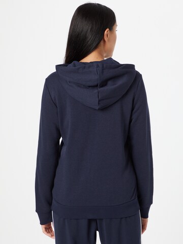 ADIDAS SPORTSWEAR Athletic Zip-Up Hoodie 'Essentials Logo ' in Blue