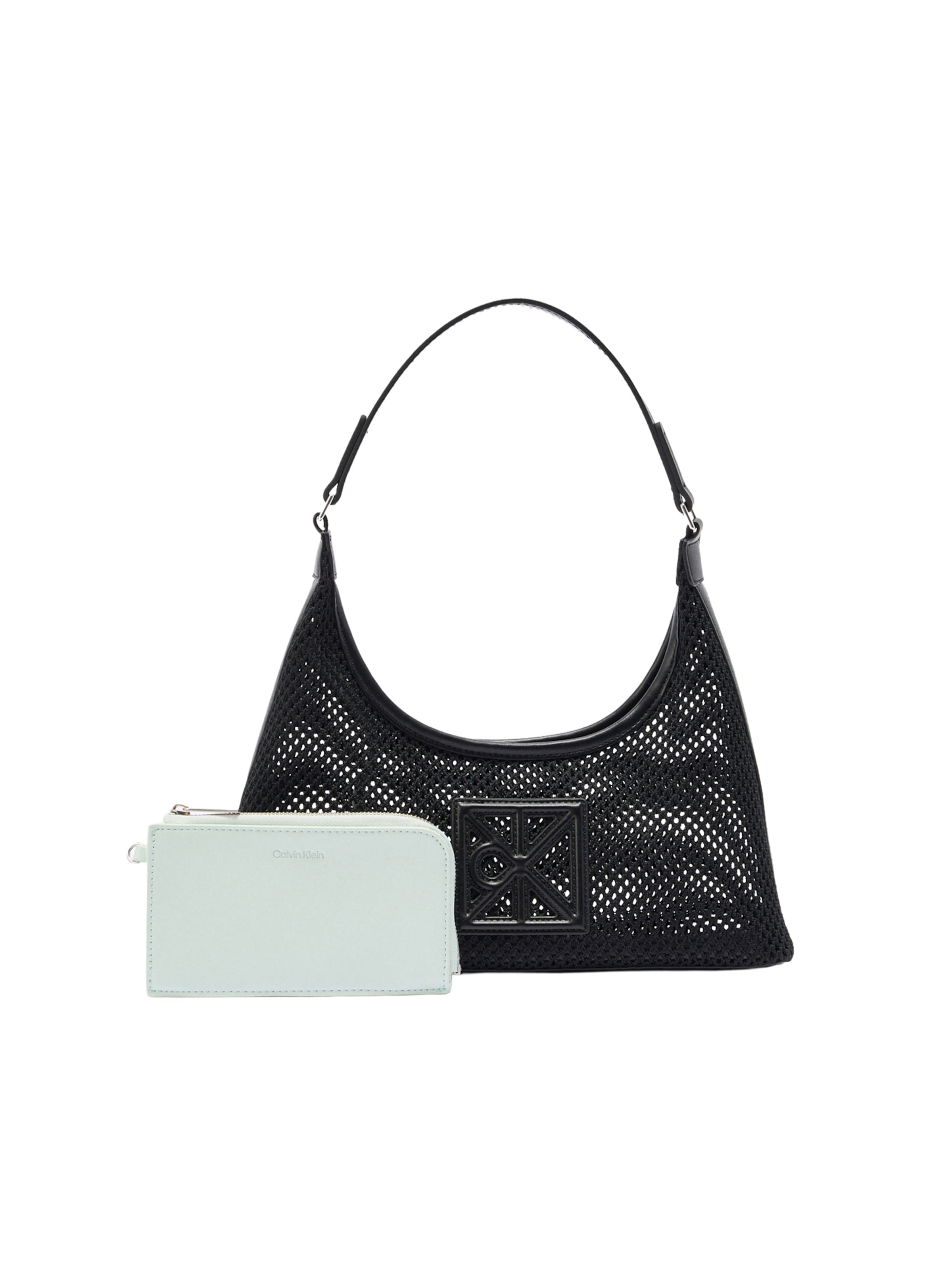 Calvin Klein - Bolso de hombro en negro: frente