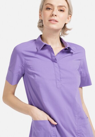HELMIDGE Shirt Dress in Purple