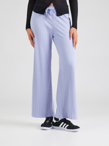 Abercrombie & Fitch Wide leg Broek in Lila: voorkant