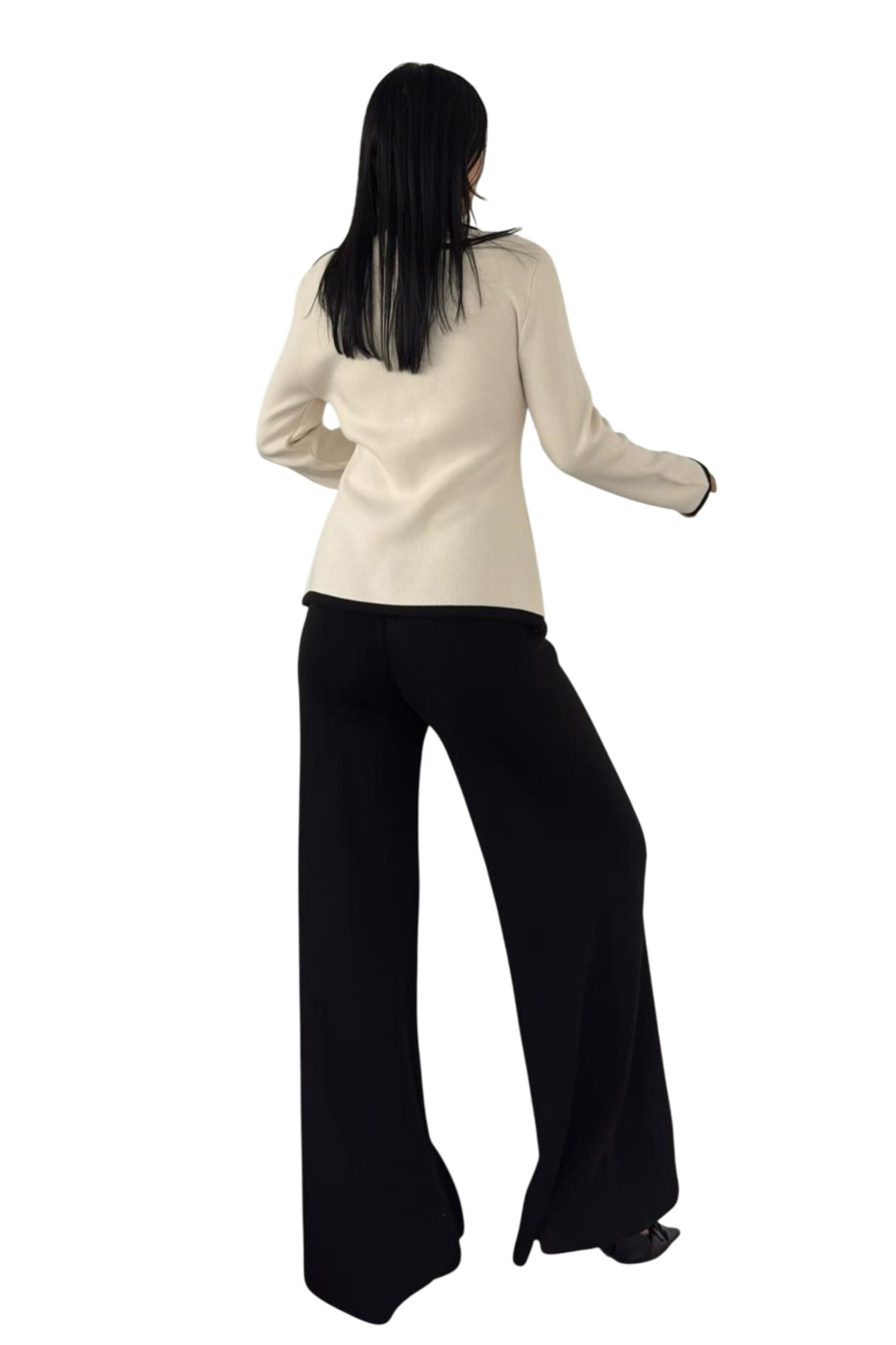 WOMAN VISION Gebreid vest in Beige