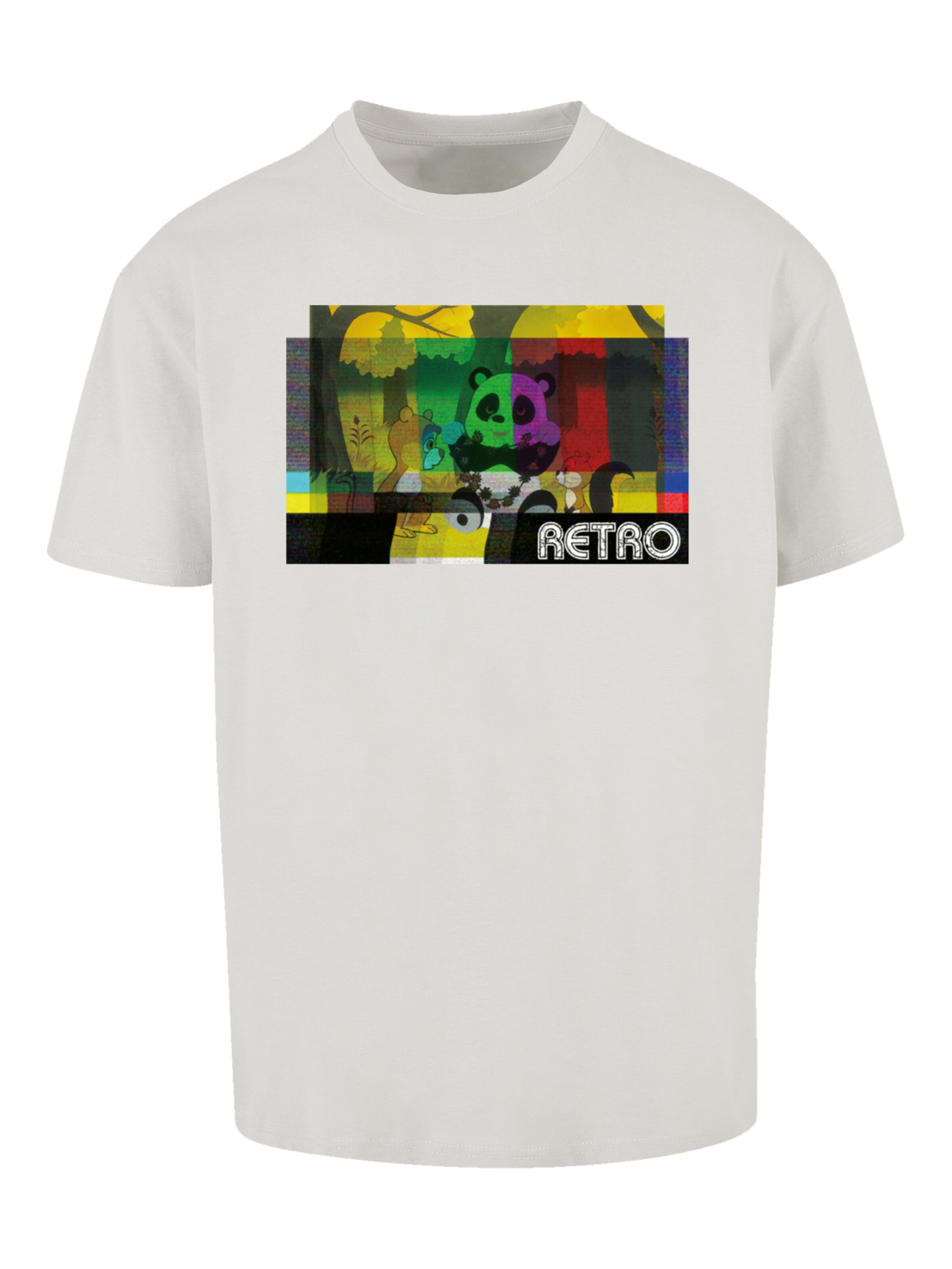 F4NT4STIC Shirt 'Heroes of Childhood Tao Tao Cassette' in Grau: Vorderseite