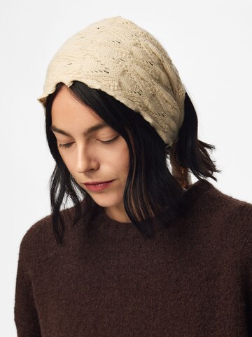 PIECES Scarf 'KOMMA' in Beige