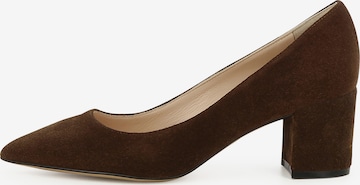 Escarpins 'ROMINA' EVITA en marron : devant