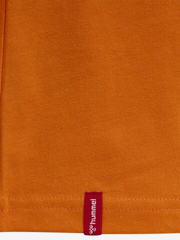 Hummel Shirt 'Red Heavy' in Orange