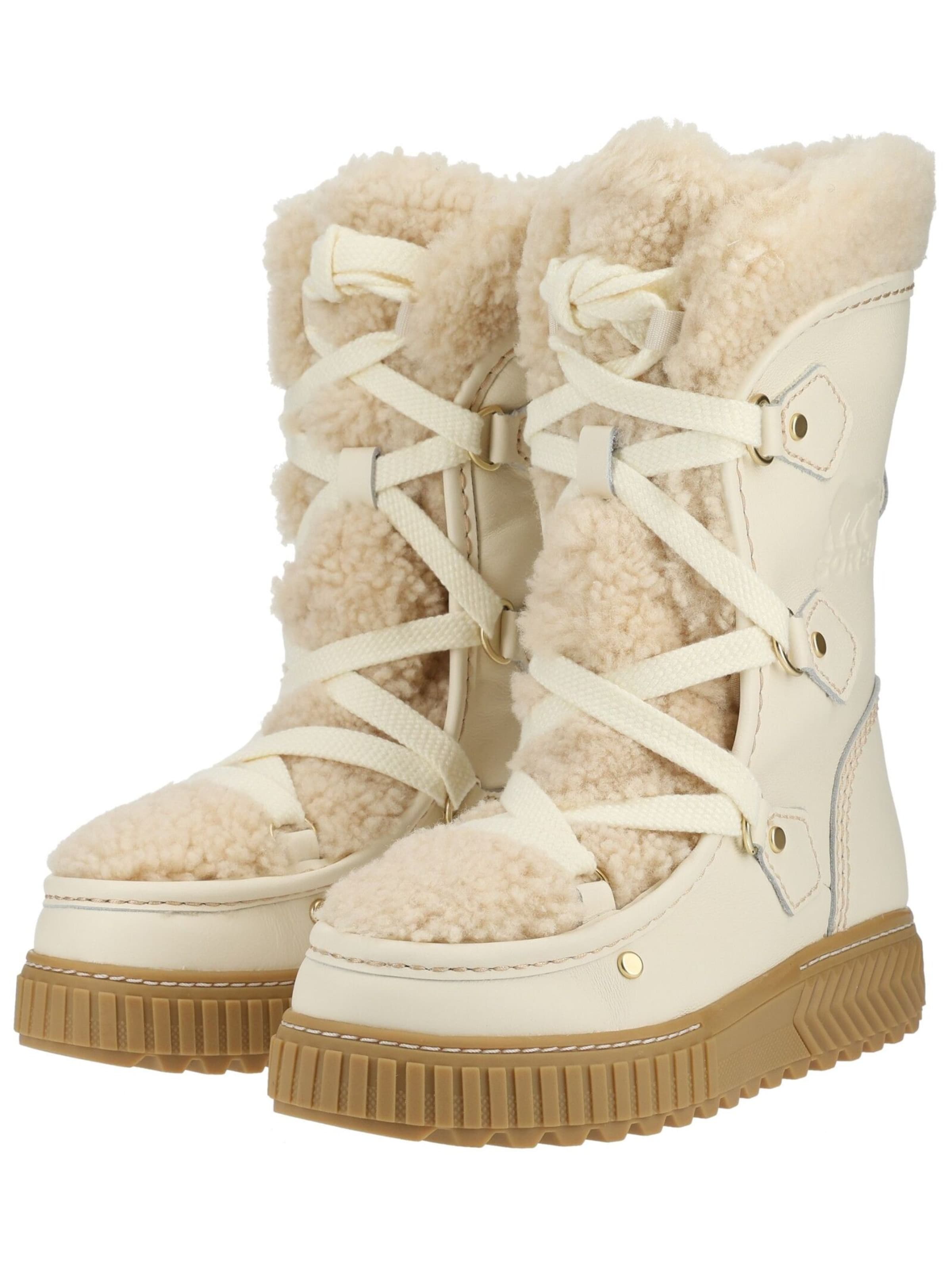 SOREL Lace-up boot in White: front