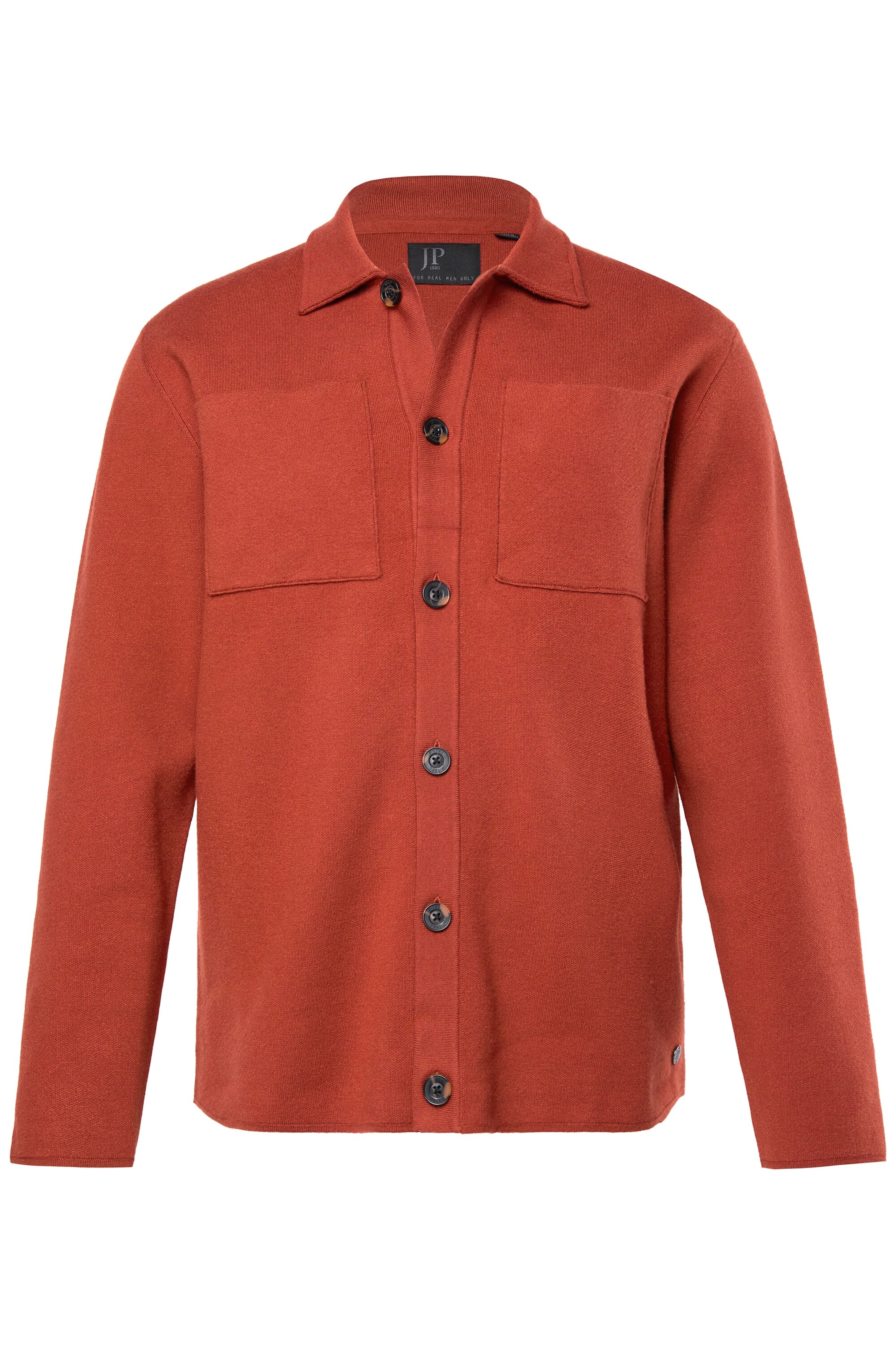 JP1880 Strickjacke in Braun: Vorderseite