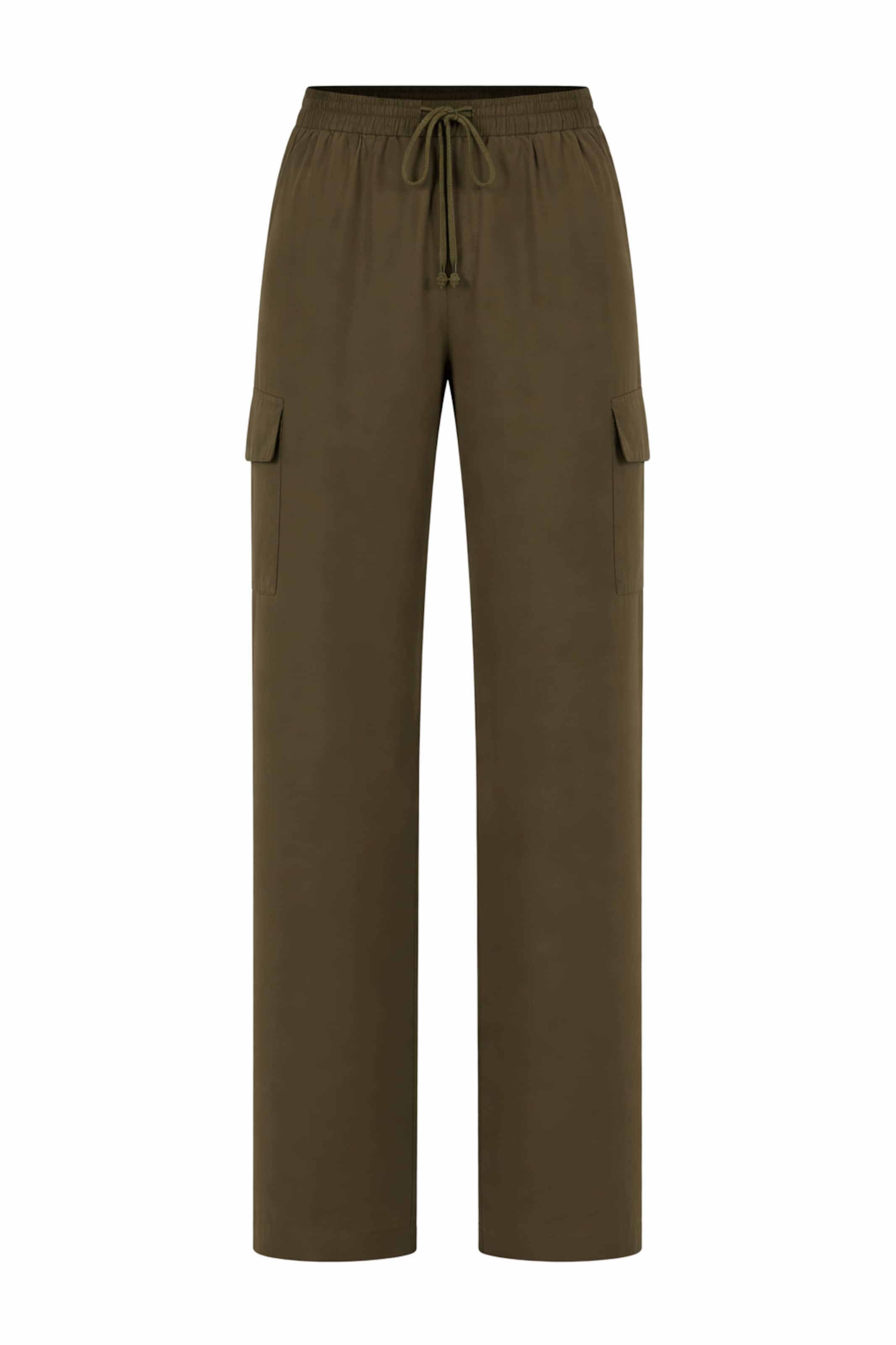 Baggy Pantaloni cargo di BRAVE SOUL in verde: frontale