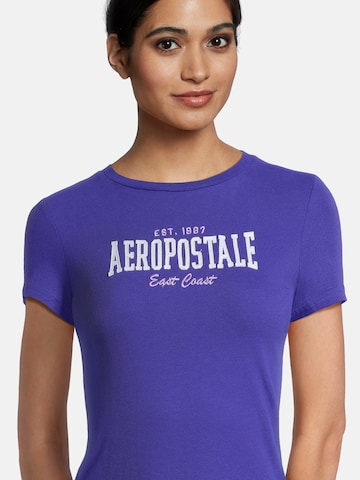 mėlyna AÉROPOSTALE Marškinėliai 'EAST COAST'