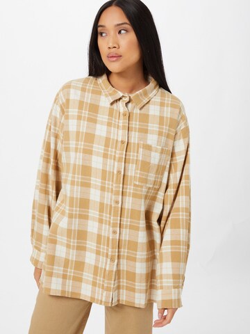 Cotton On Blouse in Brown: front