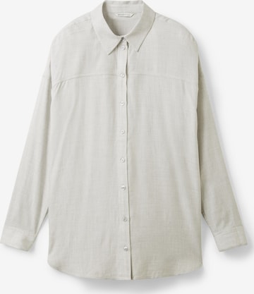 TOM TAILOR DENIM Blouse in Grey: front