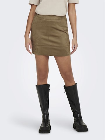 ONLY Skirt in Brown: front