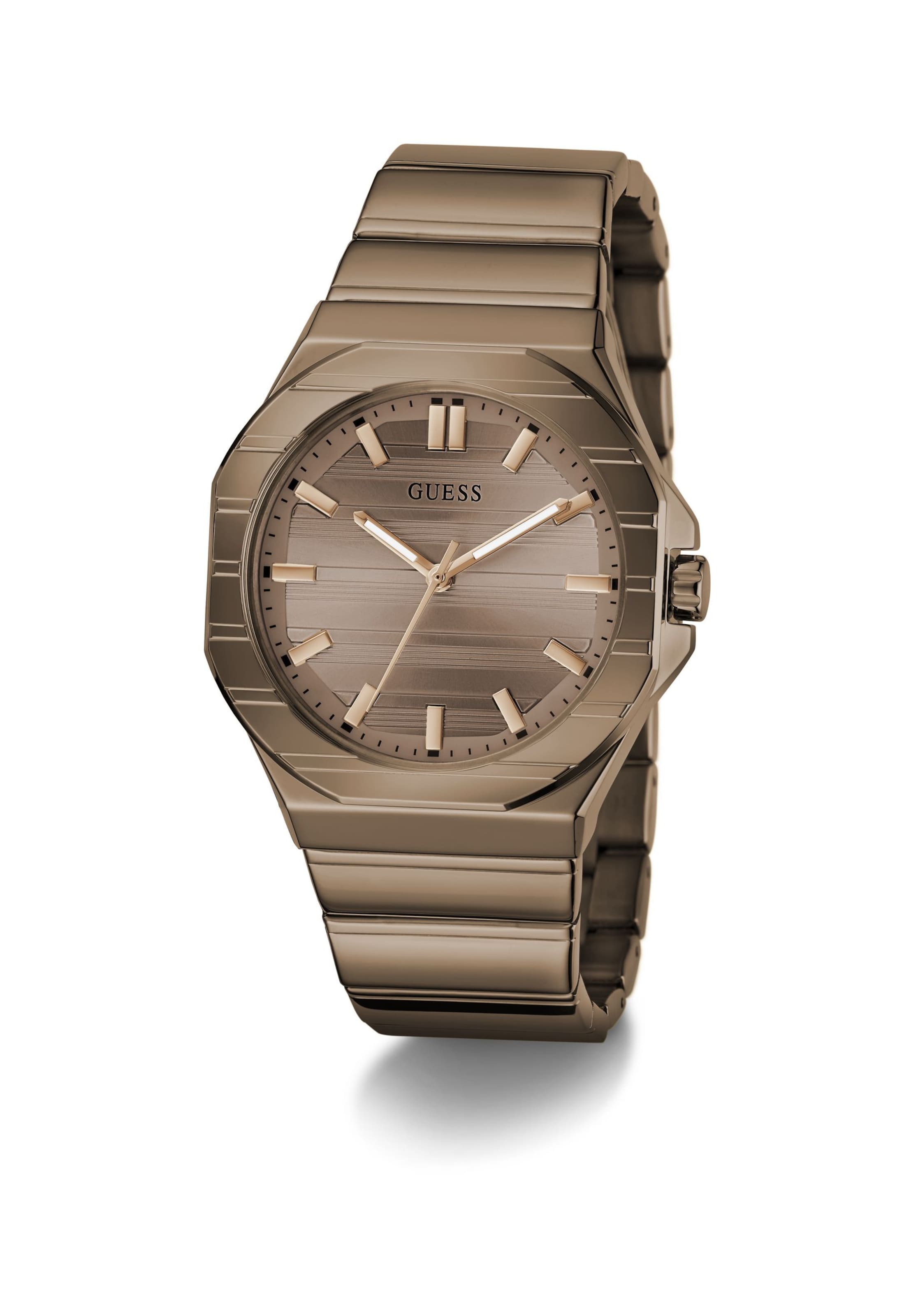 GUESS Analog Watch 'JAQ' in Brown