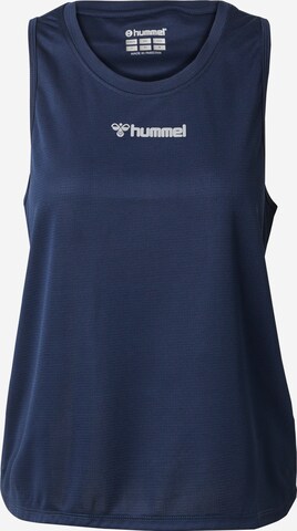 HummelSportski top - plava boja: prednji dio