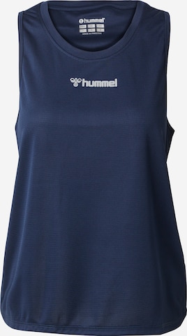 Hummel Футболка в Синий: спереди