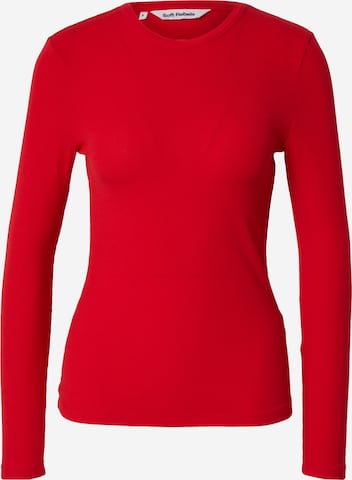 T-shirt 'Fenja' Soft Rebels en rouge : devant
