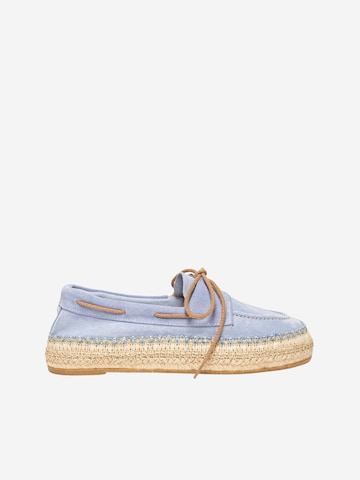 Alhamas Espadrilles 'Alpargata Plana' in Blue: front