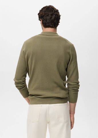 MANGO MAN Poloshirt 'Antiguas' in Grün