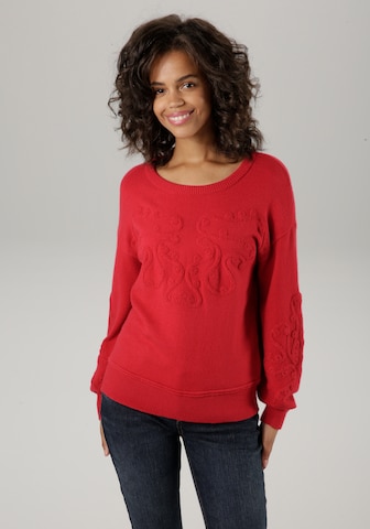 Aniston CASUAL Sweater in Red: front