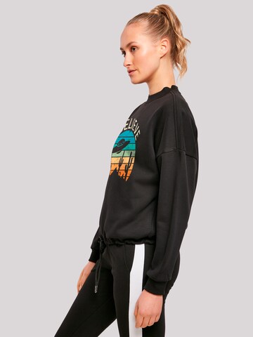 Sweat-shirt 'I Believe UFO Alien Sonnenuntergang' F4NT4STIC en noir