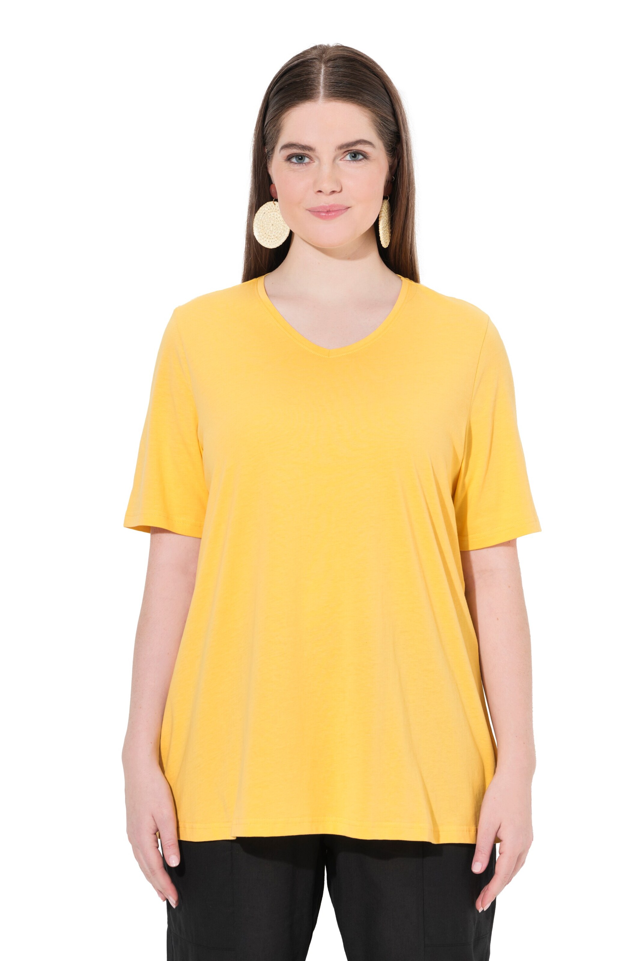 Ulla Popken Shirt in Yellow: front