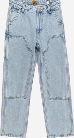 Jack & Jones Junior Loosefit Jeans 'CHRIS PAINTER' in Blauw: voorkant