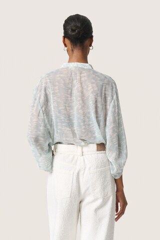 SOAKED IN LUXURY Bluse 'SLMarta Amily' in Blau