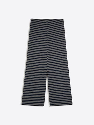 Bershka Ohlapna forma Hlače | siva barva