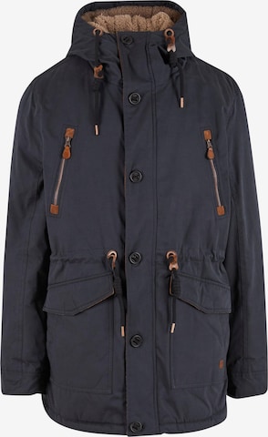 INDICODE JEANS Winterjacke in Schwarz: Vorderseite