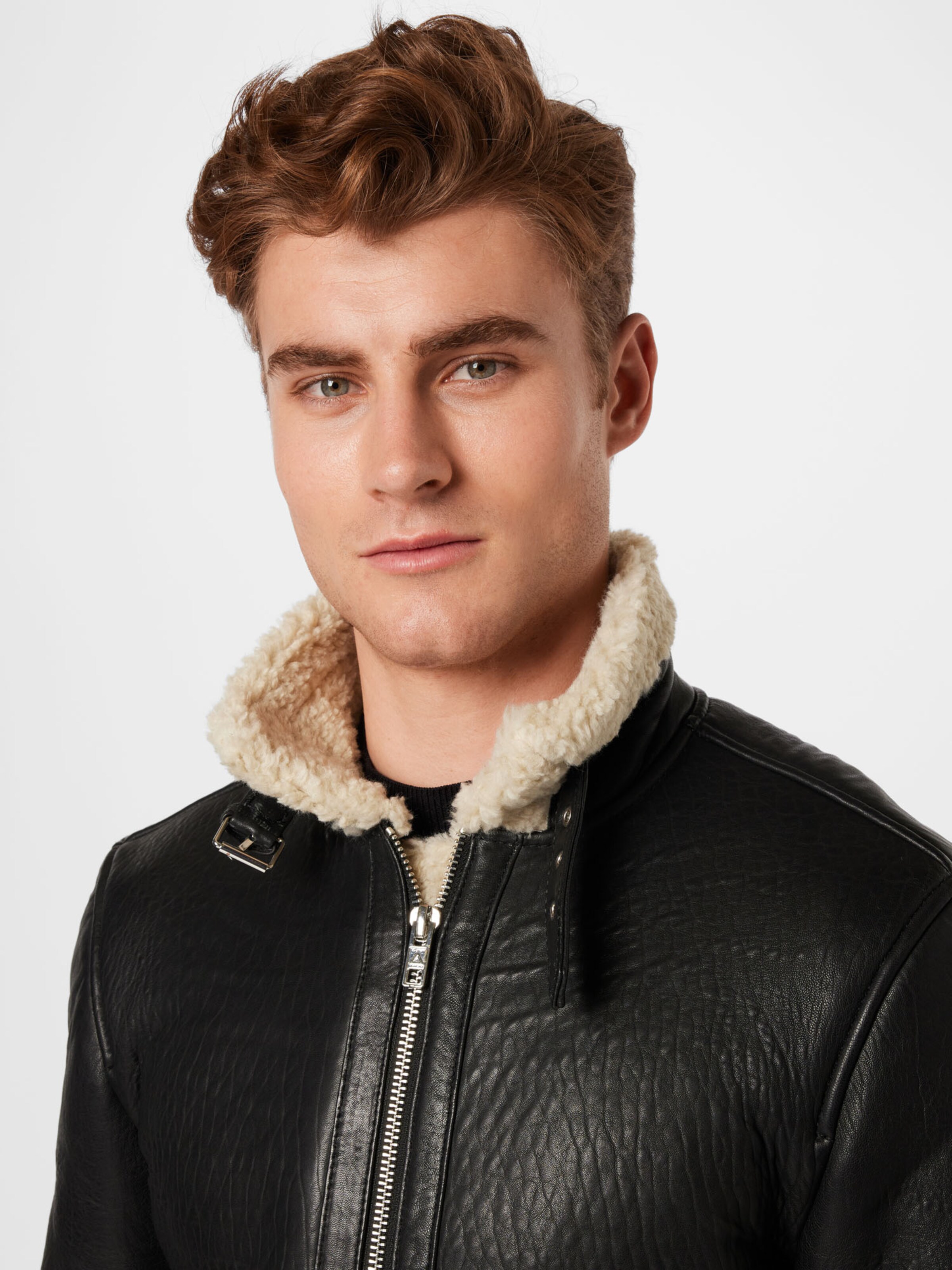 Männer Jacken BE EDGY Jacke 'Luciano' in Schwarz - HG46021 Männer Jacken BE EDGY Jacke 'Luciano' in Schwarz - HG46021